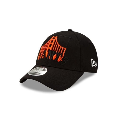 San Francisco Giants Gorra | New Era MLB Logo Elements 9forty Adjustable Cap Mexico - Negros
